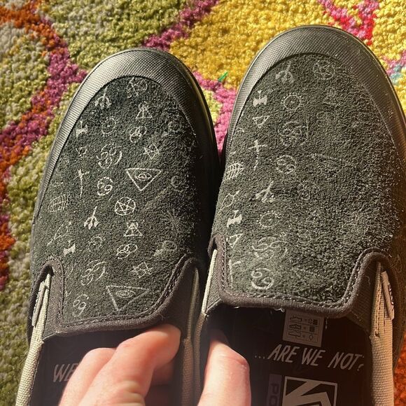 CULT X VANS SLIP ONS SHOES MENS 7.5 WOMENS 9 - Picture 7 of 7